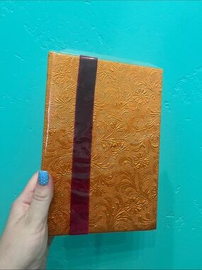Golden Yellow Embossed Notebook
